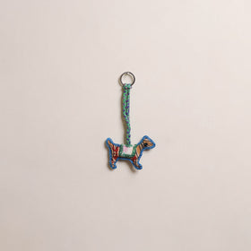 Dog - Fabart Hand Threadwork Funky Keychain 14