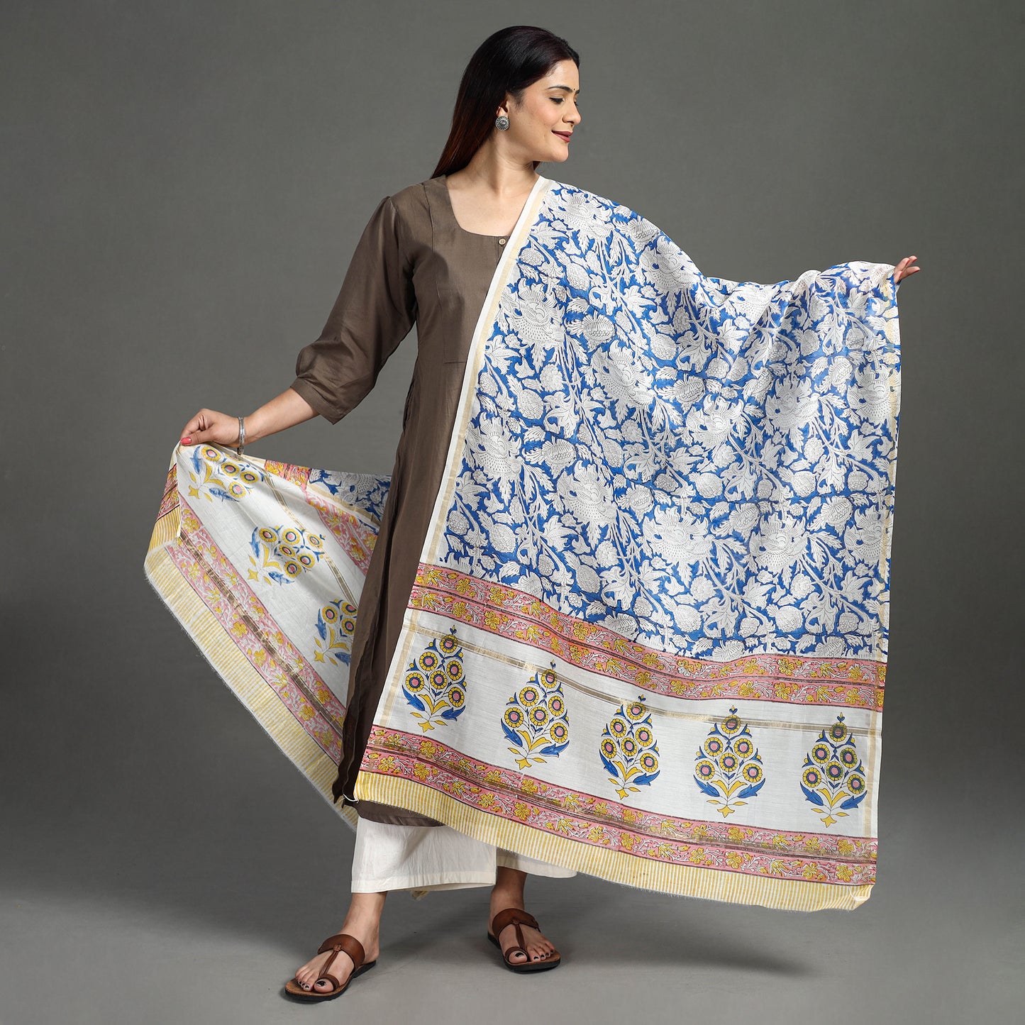 Sanganeri Dupatta 