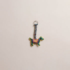 Dog - Fabart Hand Threadwork Funky Keychain 15