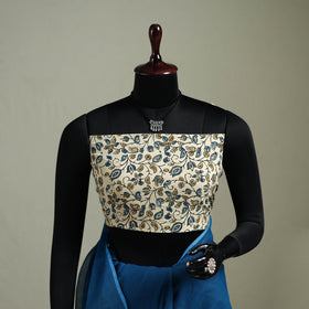 Blue - Nazaakat Kota Doria Cotton Plain Saree with Blouse & Jewellery Set 169
