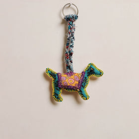 Dog - Fabart Hand Threadwork Funky Keychain 15