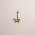 Dog - Fabart Hand Threadwork Funky Keychain 15