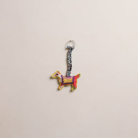 Dog - Fabart Hand Threadwork Funky Keychain 15