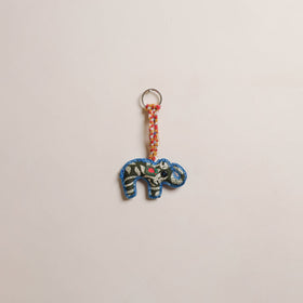 Elephant - Fabart Hand Threadwork Funky Keychain 16