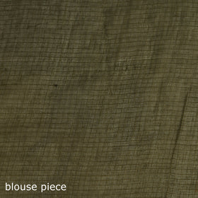 Green - Nazaakat Kota Doria Cotton Plain Saree with Blouse & Jewellery Set 170