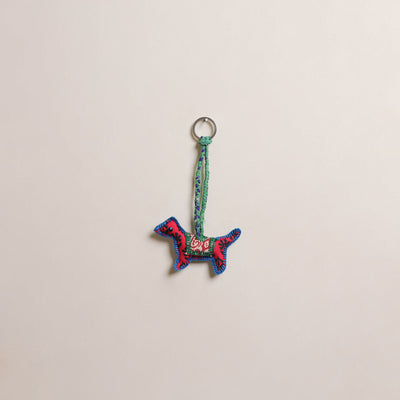 Dog - Fabart Hand Threadwork Funky Keychain 18