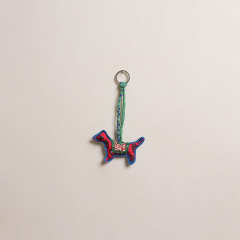 Dog - Fabart Hand Threadwork Funky Keychain 18