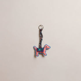 Dog - Fabart Hand Threadwork Funky Keychain 20
