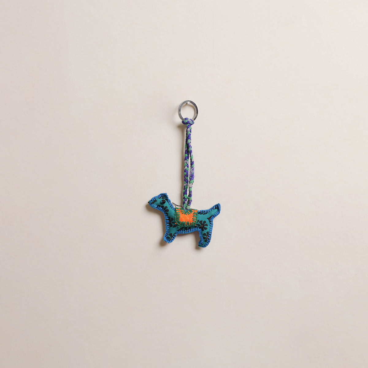 Dog - Fabart Hand Threadwork Funky Keychain 23
