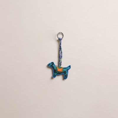 Dog - Fabart Hand Threadwork Funky Keychain 23