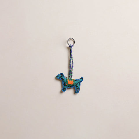 Dog - Fabart Hand Threadwork Funky Keychain 23