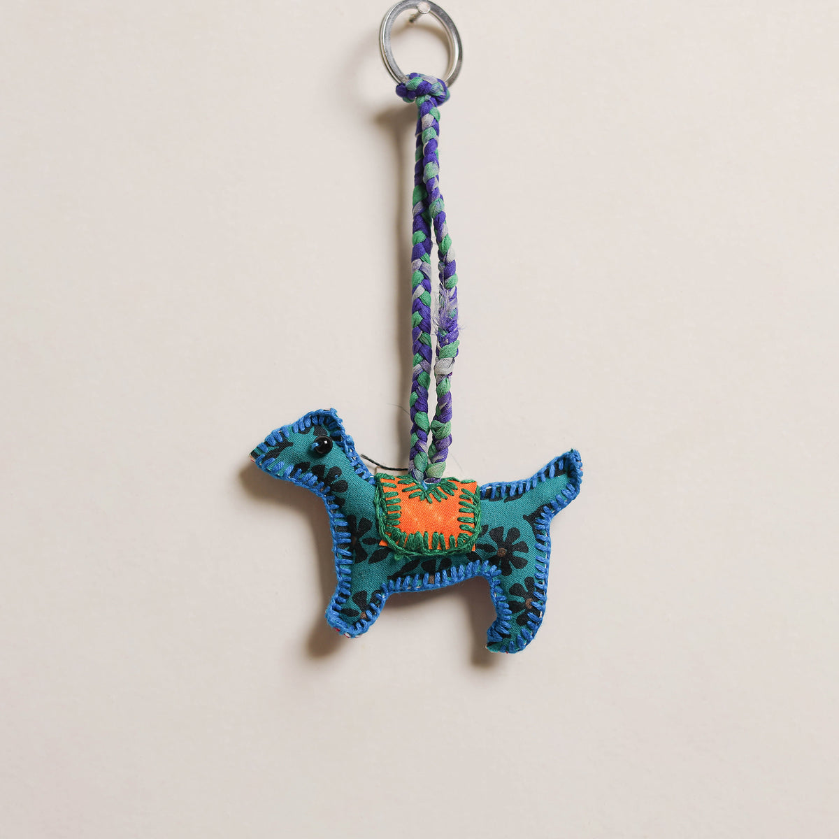 Dog - Fabart Hand Threadwork Funky Keychain 23