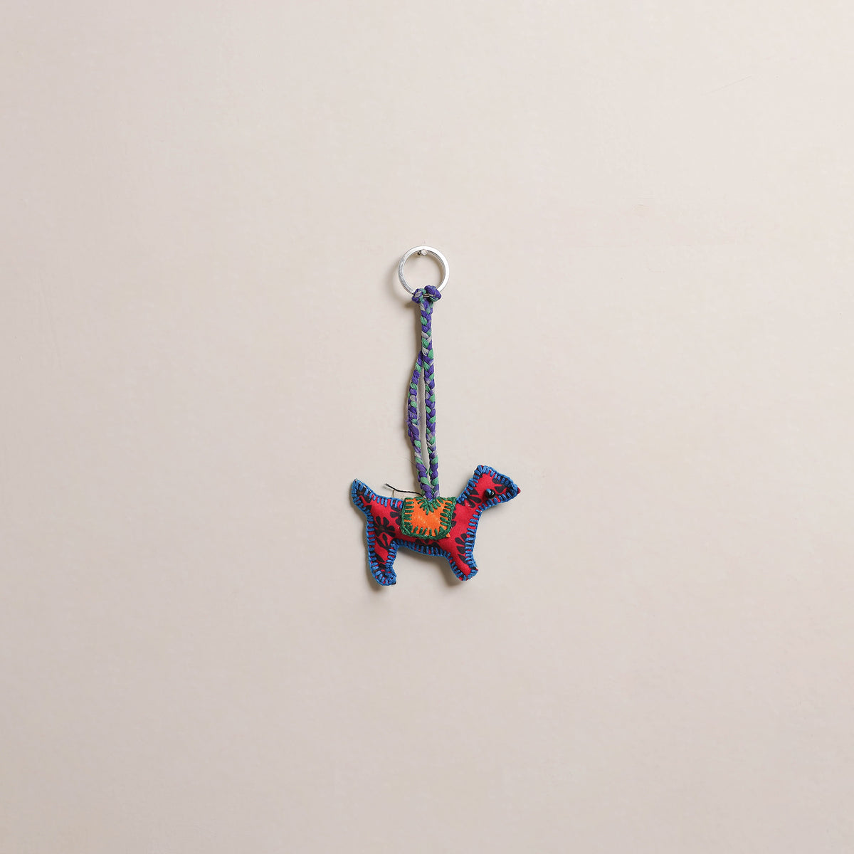 Dog - Fabart Hand Threadwork Funky Keychain 23