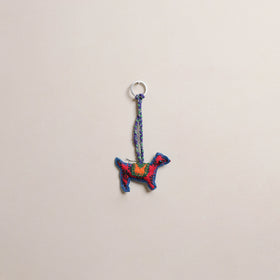 Dog - Fabart Hand Threadwork Funky Keychain 23