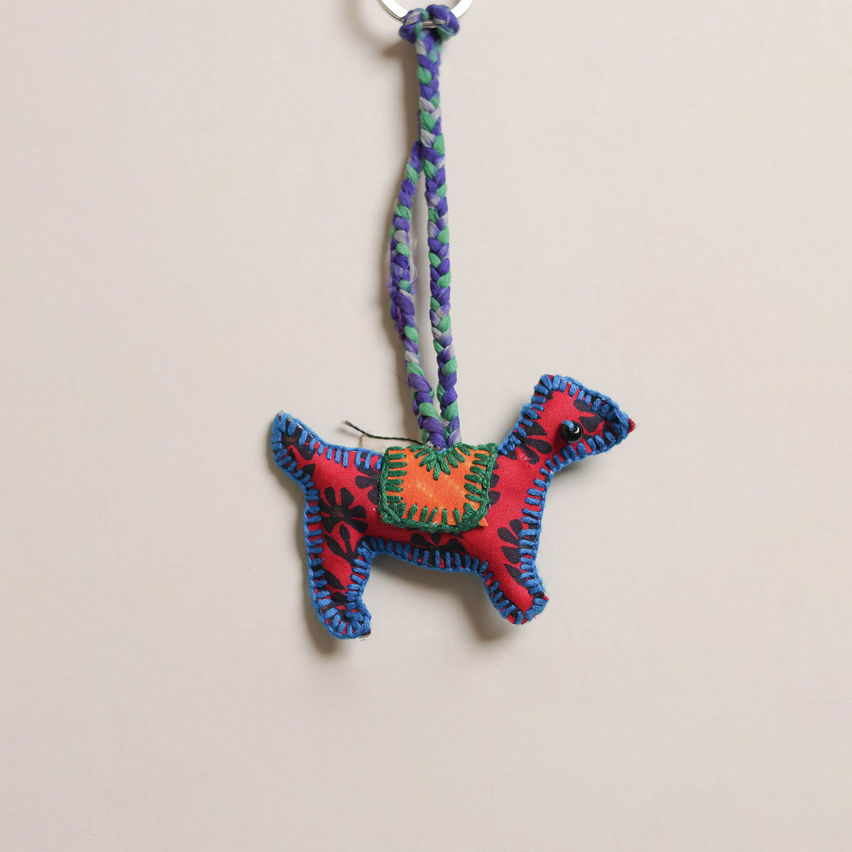 Dog - Fabart Hand Threadwork Funky Keychain 23