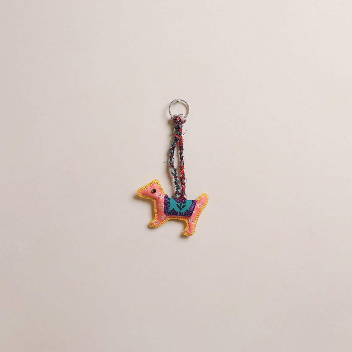 Dog - Fabart Hand Threadwork Funky Keychain 24