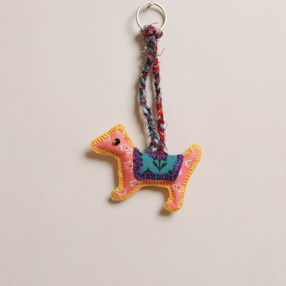 Dog - Fabart Hand Threadwork Funky Keychain 24