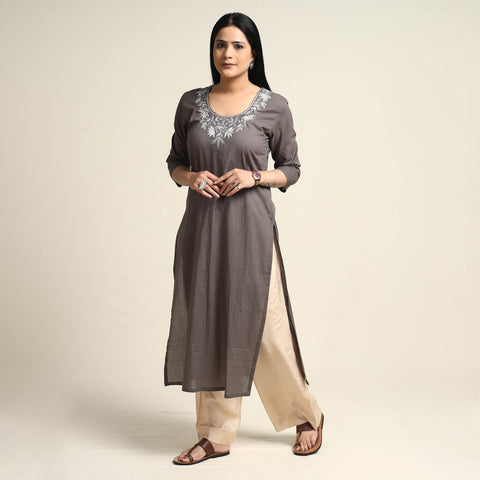 embroidery cotton kurta
