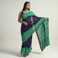 bandhani saree