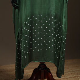 Modal Silk Shibori Bandhani Long Kaftan 01