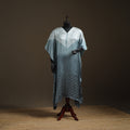 Modal Silk Shibori Bandhani Long Kaftan 02