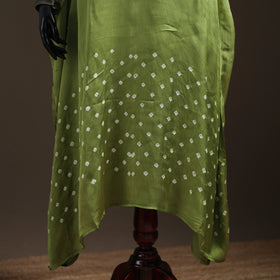 Modal Silk Shibori Bandhani Long Kaftan 03