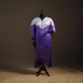 Modal Silk Shibori Bandhani Long Kaftan 05