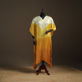 Modal Silk Shibori Bandhani Long Kaftan 07