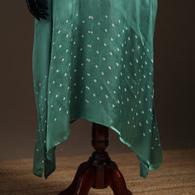 Modal Silk Shibori Bandhani Long Kaftan 08