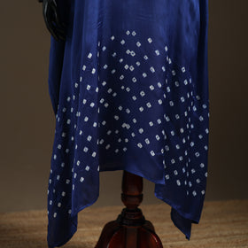 Modal Silk Shibori Bandhani Long Kaftan 09