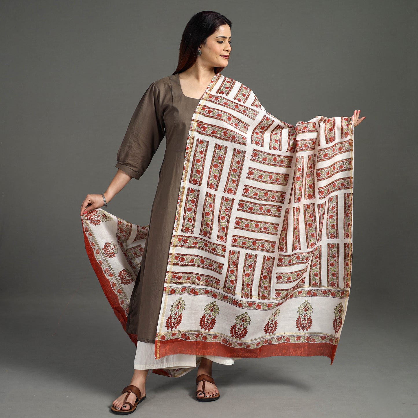 Sanganeri Dupatta 