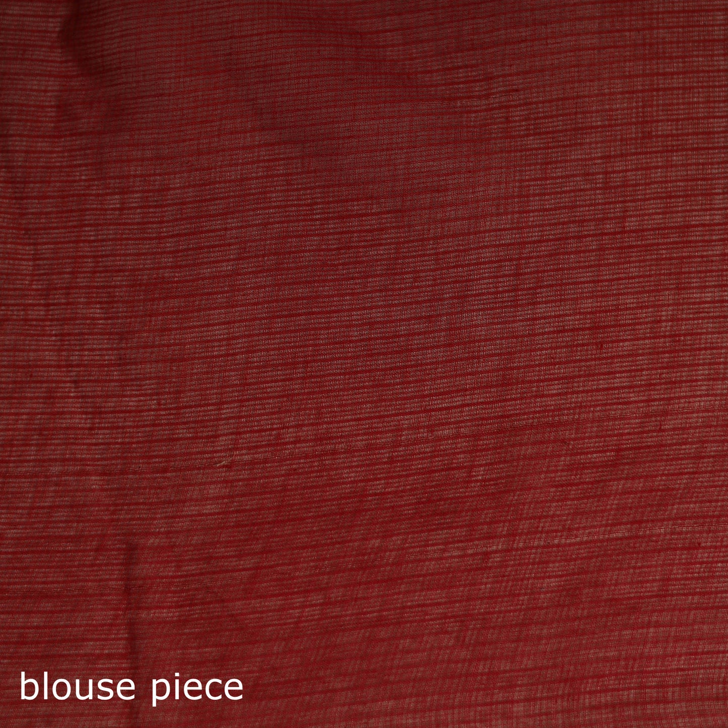Red - Nazaakat Kota Doria Cotton Plain Saree with Blouse & Jewellery Set 180