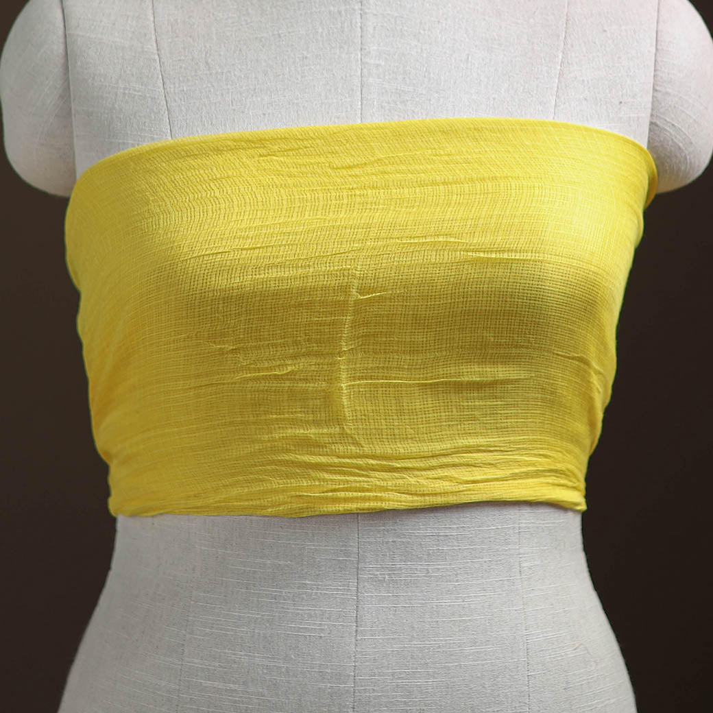 Plain Kota Doria Cotton Unstitched Blouse Piece 06