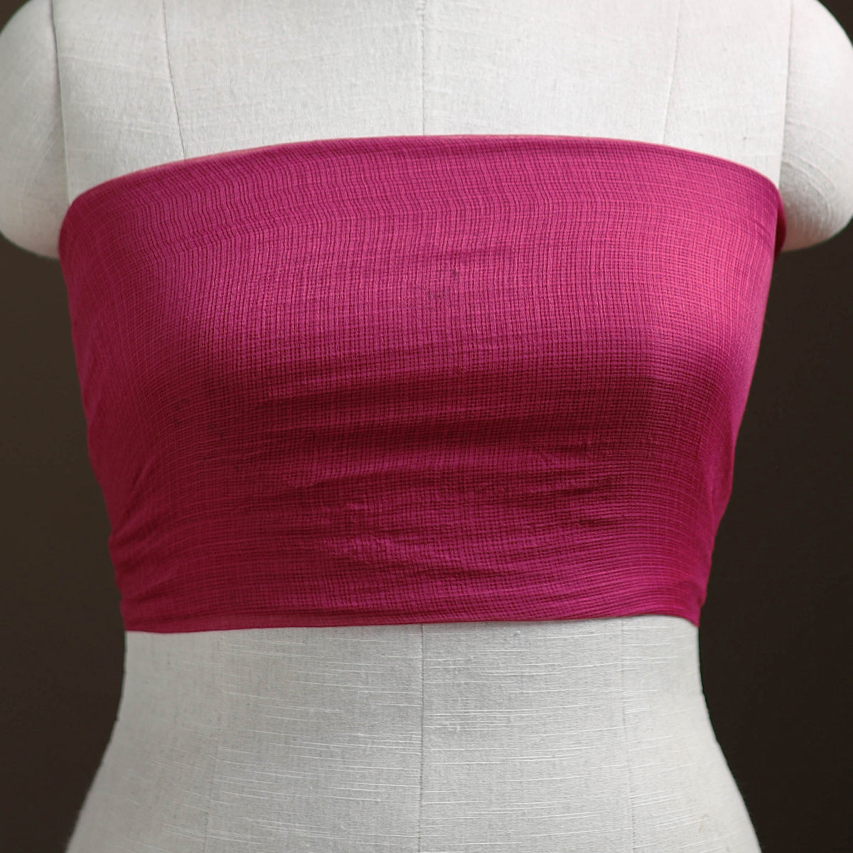 Plain Kota Doria Cotton Unstitched Blouse Piece 07
