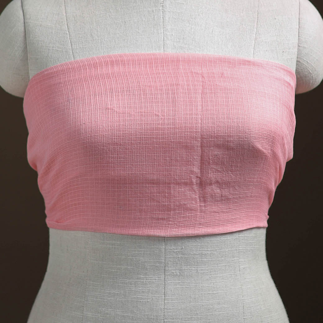 Plain Kota Doria Cotton Unstitched Blouse Piece 14