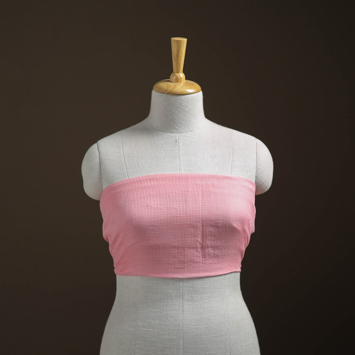Plain Kota Doria Cotton Unstitched Blouse Piece 14
