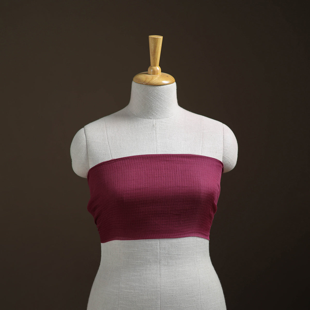 Plain Kota Doria Cotton Unstitched Blouse Piece 16