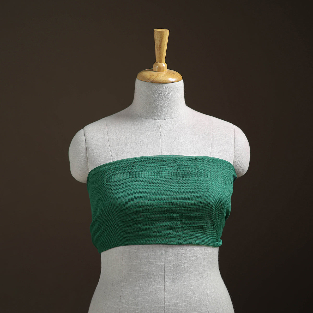Plain Kota Doria Cotton Unstitched Blouse Piece 18
