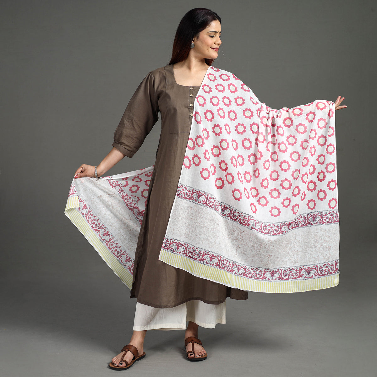 Sanganeri Dupatta 