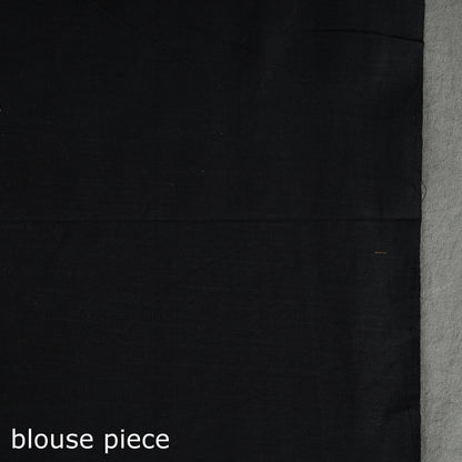 Grey - Pochampally Ikat Weave Pure Handloom Cotton Saree 02