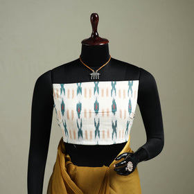 Yellow - Nazaakat Kota Doria Cotton Plain Saree with Blouse & Jewellery Set 184