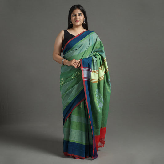 Pochampally Ikat Weave Pure Handloom Cotton Saree 03