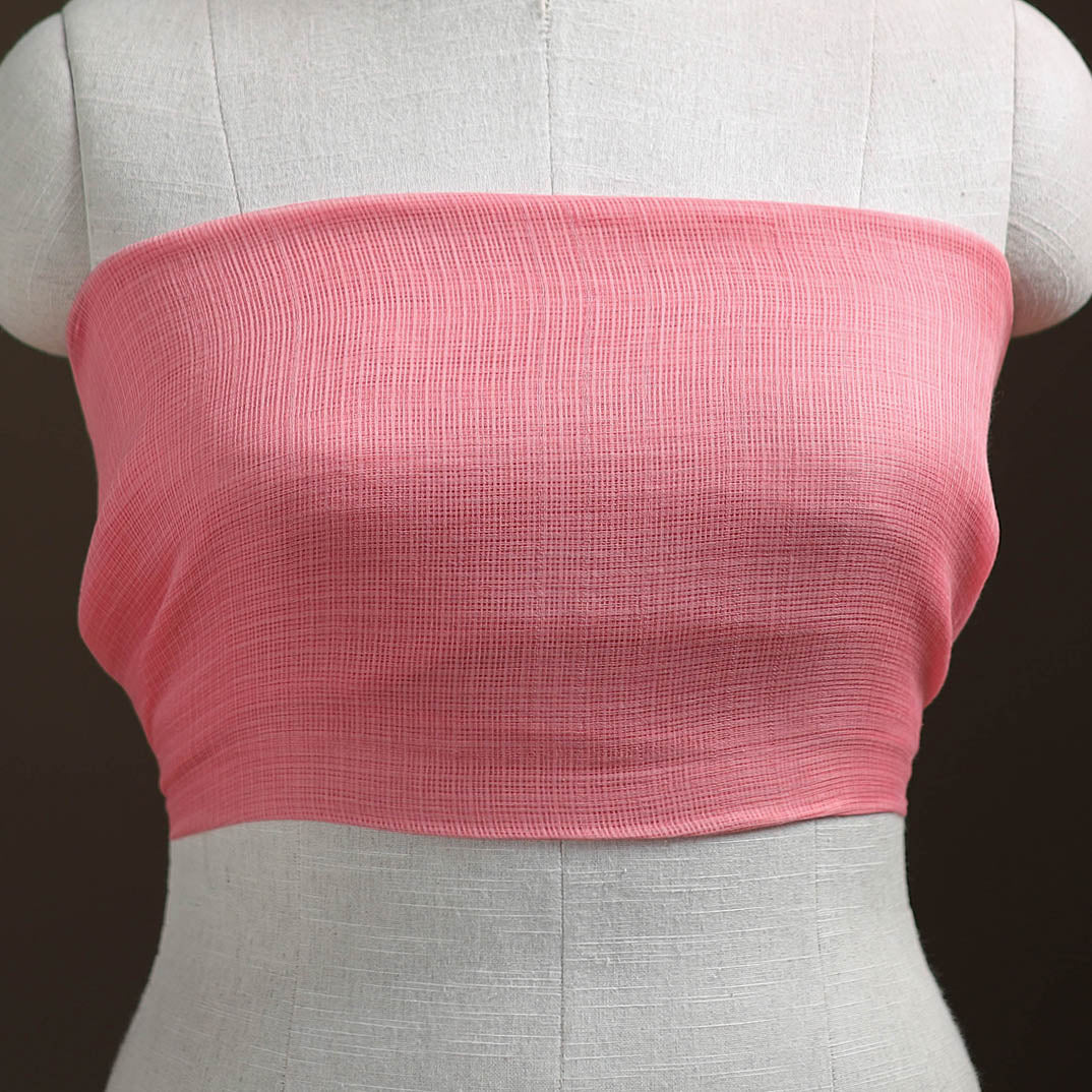Plain Kota Doria Cotton Unstitched Blouse Piece 28