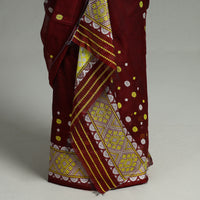 Assam Traditional Handloom Tussar Mekhela Chador with Blouse Piece 16