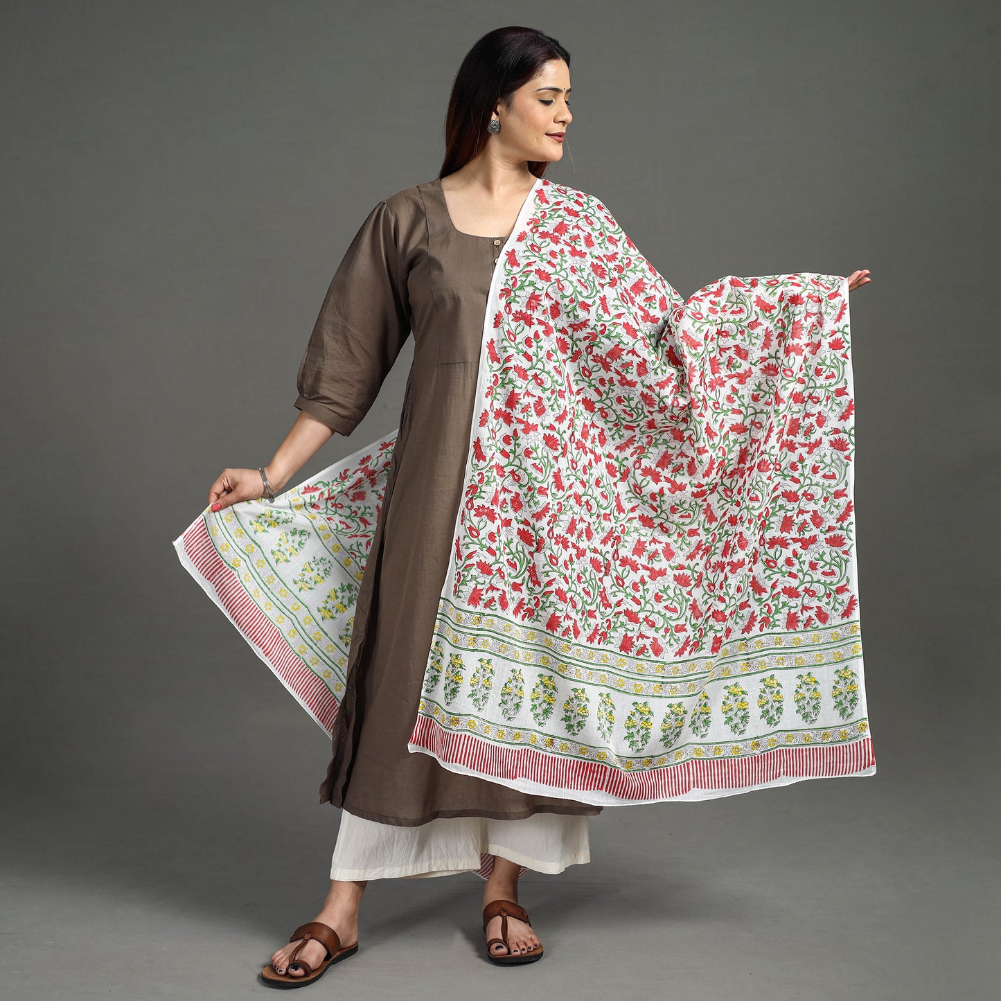 Sanganeri Dupatta 