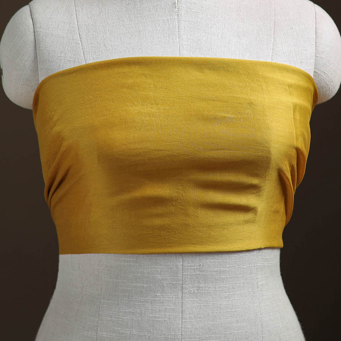 Plain Chanderi Silk Unstitched Blouse Piece 34
