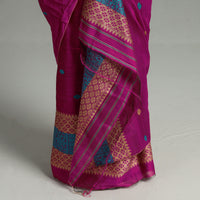 Assam Traditional Handloom Tussar Mekhela Chador with Blouse Piece 18