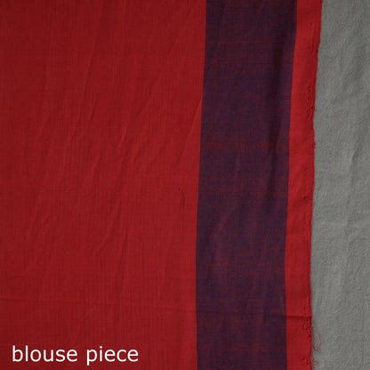Green - Pochampally Ikat Weave Pure Handloom Cotton Saree 03