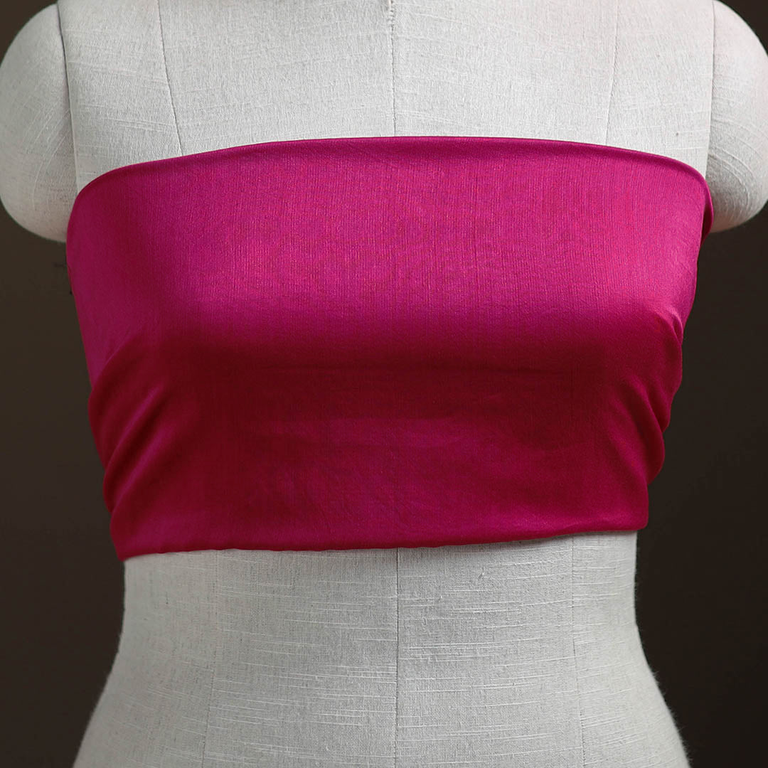 Plain Chanderi Silk Unstitched Blouse Piece 41
