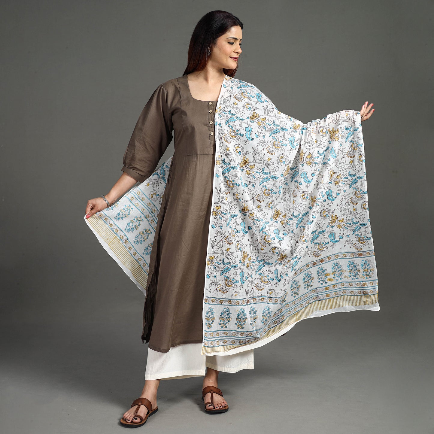 Sanganeri Dupatta 